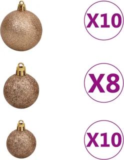 vidaXL Kunstkerstboom 240 cm groen