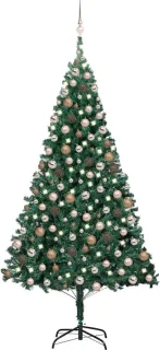 vidaXL Kunstkerstboom 240 cm groen