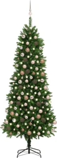 vidaXL Kunstkerstboom 240 cm groen