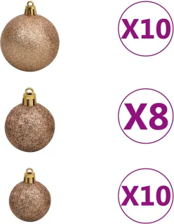 vidaXL Kunstkerstboom 240 cm