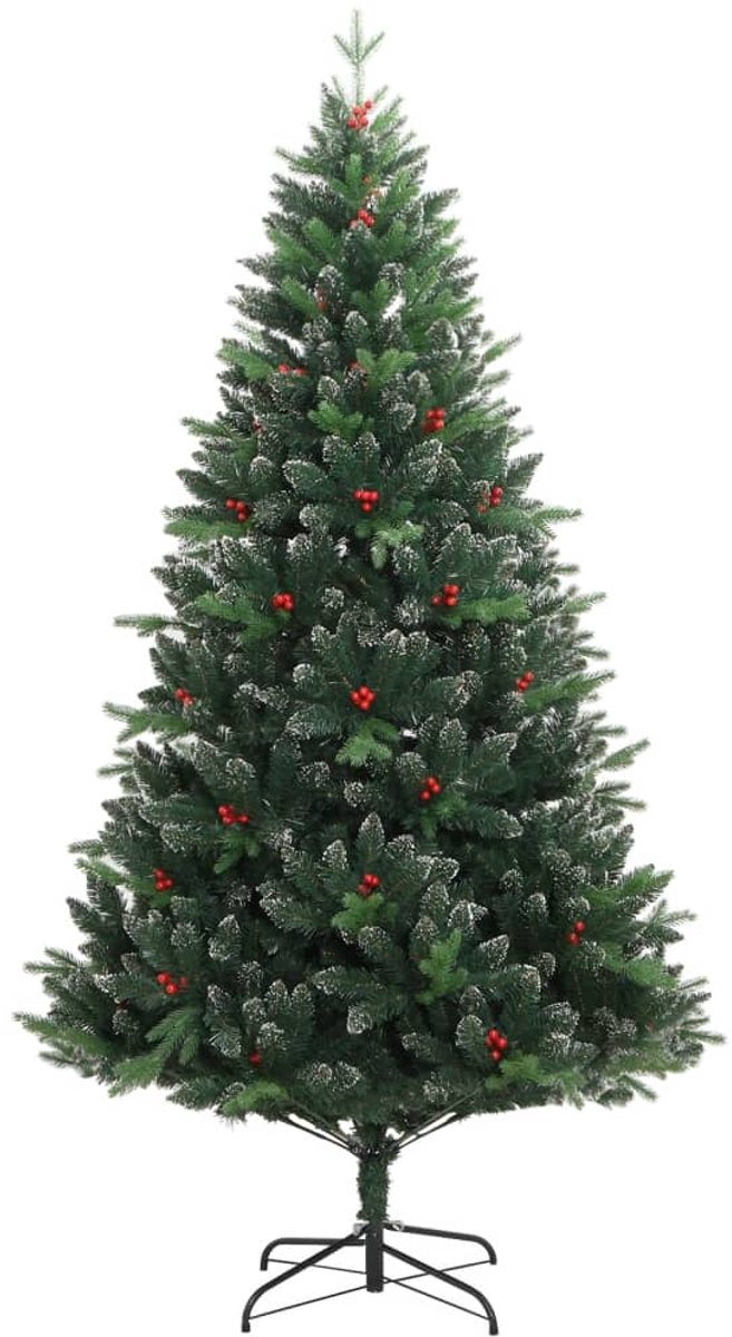 vidaXL Kunstkerstboom 240 cm met rode bessen