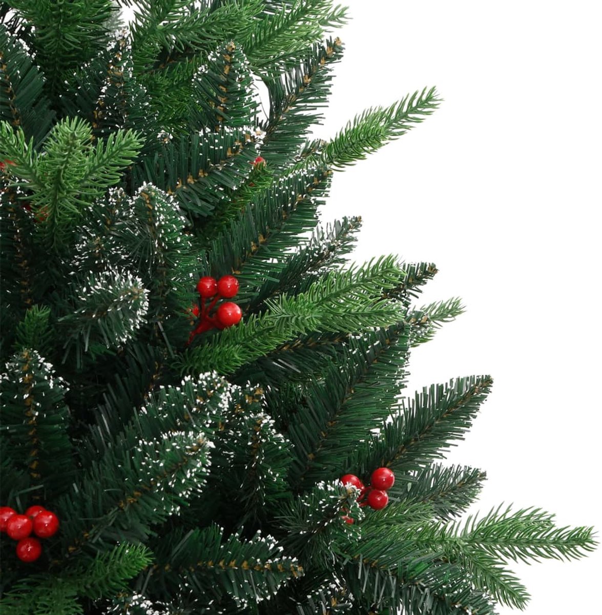 vidaXL Kunstkerstboom 240 cm met rode bessen