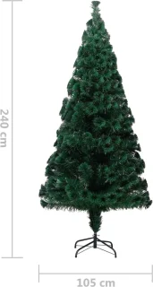 vidaXL Kunstkerstboom 240 cm met standaard