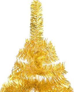vidaXL Kunstkerstboom 240 cm PET Goud