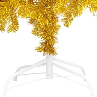 vidaXL Kunstkerstboom 240 cm PET Goud