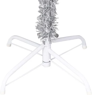 vidaXL Kunstkerstboom 240 cm PET zilver