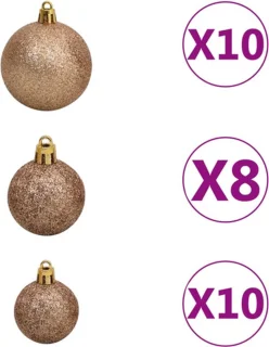 vidaXL Kunstkerstboom 240 cm PET zilver