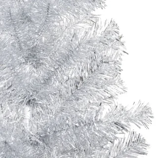 vidaXL Kunstkerstboom 240 cm PET zilver