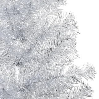 vidaXL Kunstkerstboom 240 cm PET zilver