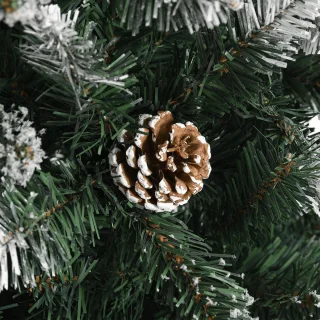 vidaXL Kunstkerstboom 240 cm PVC groen