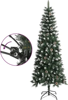 vidaXL Kunstkerstboom 240 cm PVC groen