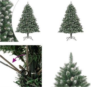 vidaXL Kunstkerstboom 240 cm PVC met standaard