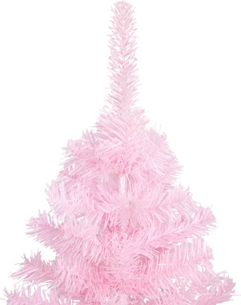 vidaXL Kunstkerstboom 240 cm PVC roze
