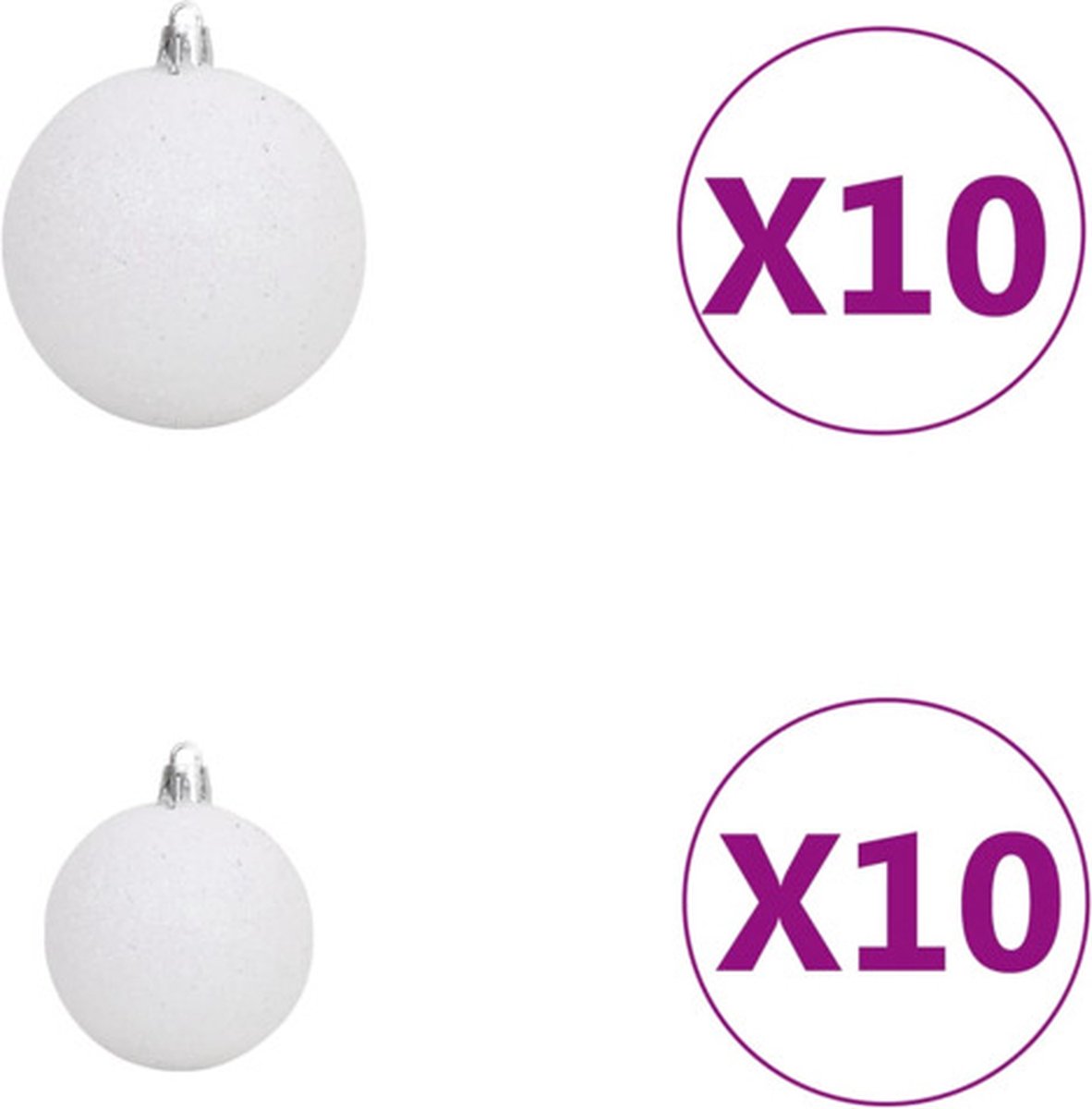 vidaXL Kunstkerstboom 240 cm PVC roze