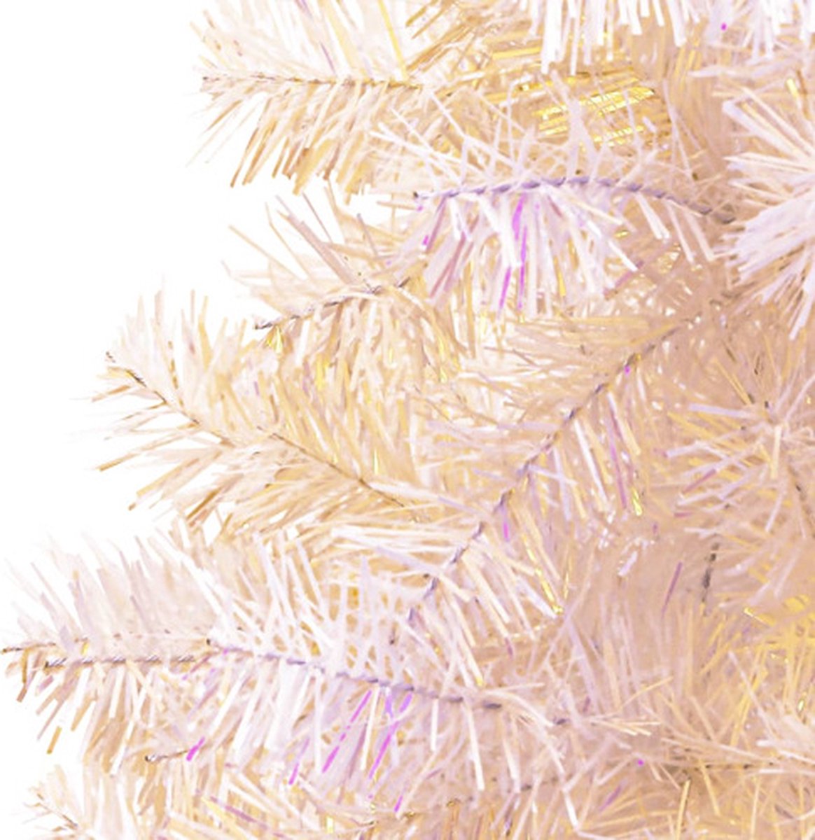 vidaXL Kunstkerstboom 240 cm PVC wit