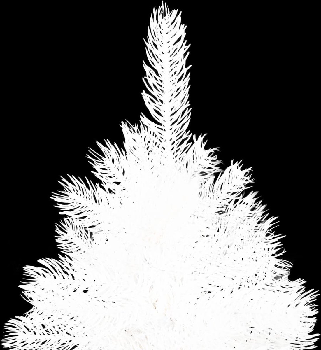 vidaXL Kunstkerstboom 240 cm wit