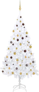 VidaXL kunstkerstboom 240 cm wit