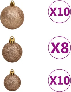 vidaXL Kunstkerstboom 240 cm Wit