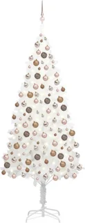 vidaXL Kunstkerstboom 240 cm Wit