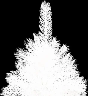 vidaXL Kunstkerstboom 240 cm wit