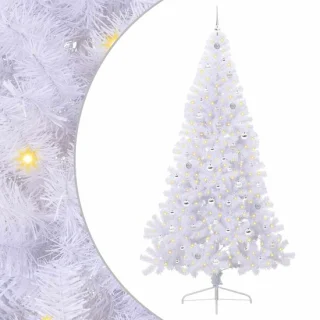 vidaXL kunstkerstboom 240 cm wit