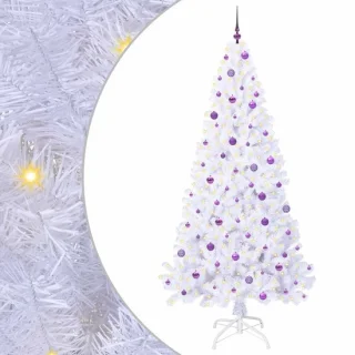 vidaXL Kunstkerstboom 240 cm wit