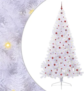 vidaXL kunstkerstboom 240 cm Wit