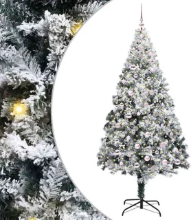 vidaXL kunstkerstboom 240 cm (wit)