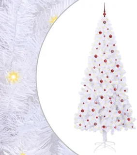vidaXL kunstkerstboom 240 cm wit