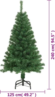 vidaXL Kunstkerstboom 240 cm
