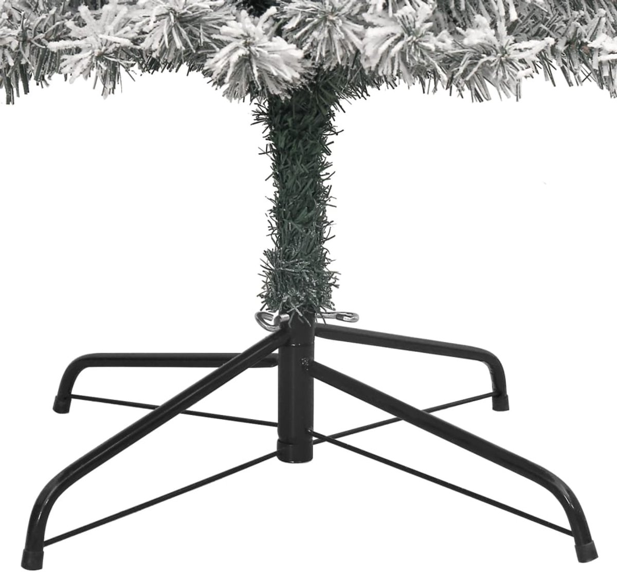 vidaXL Kunstkerstboom 270 cm PVC met standaard en sneeuw
