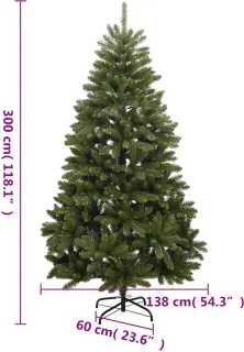 vidaXL Kunstkerstboom 300 cm