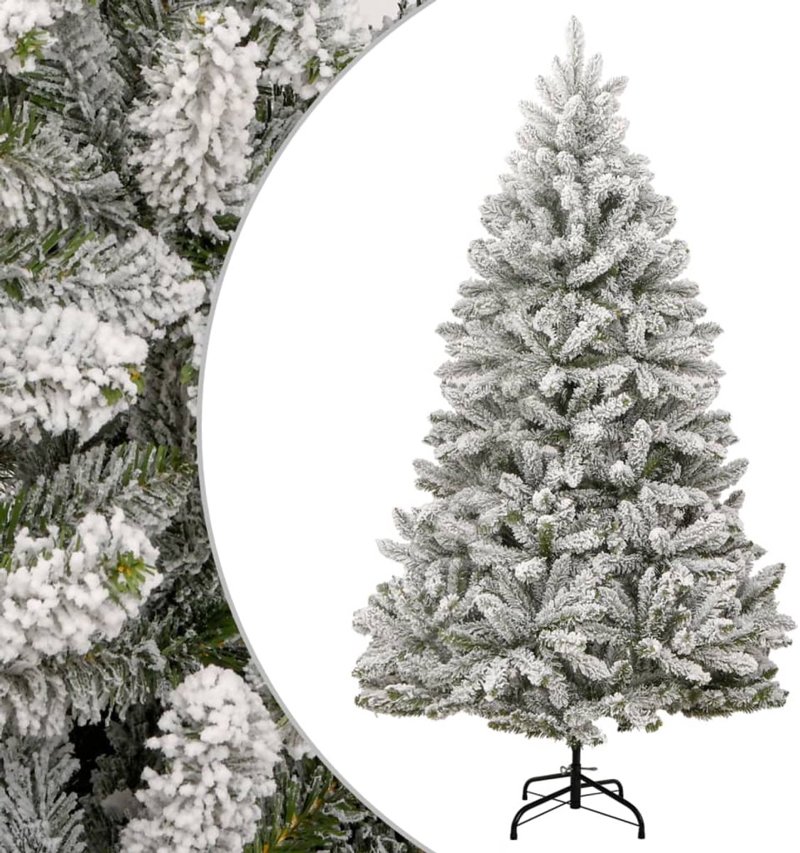 vidaXL Kunstkerstboom 300 cm met sneeuw