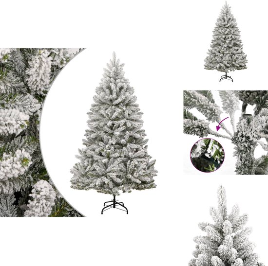 vidaXL Kunstkerstboom 300 cm met sneeuw