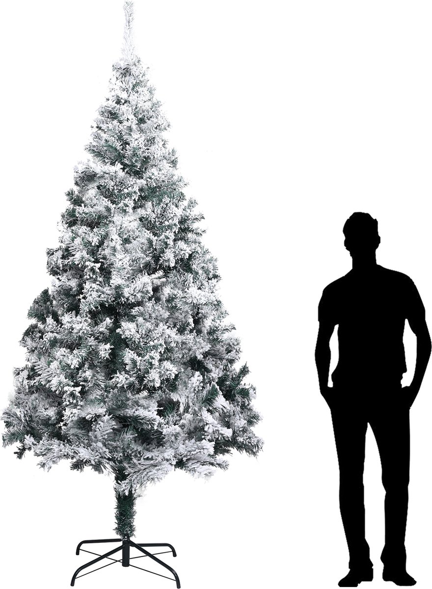 vidaXL Kunstkerstboom 300 cm PVC groen