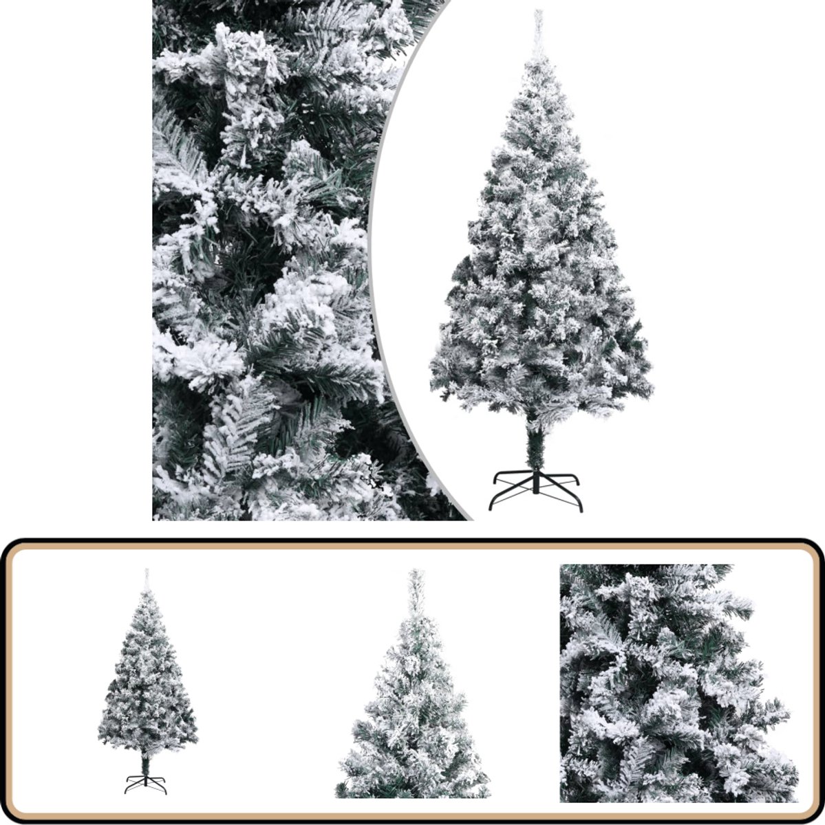vidaXL Kunstkerstboom 300 cm PVC groen