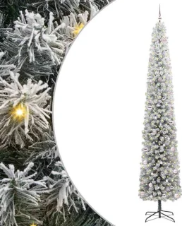 vidaXL kunstkerstboom 300 cm van PVC, staal en kunststof