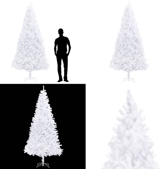 vidaXL Kunstkerstboom 300 cm wit