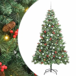 vidaXL Kunstkerstboom 300 LED's groen