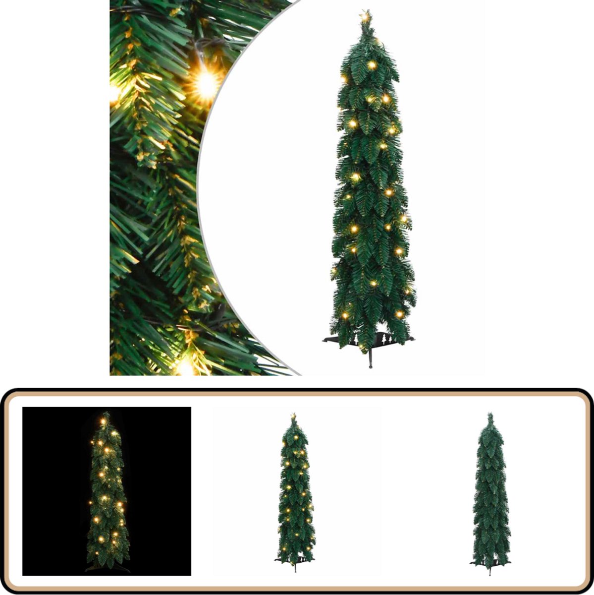 vidaXL Kunstkerstboom 60 cm LED