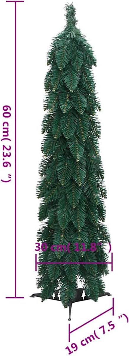 vidaXL Kunstkerstboom 60 cm LED