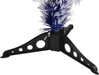 vidaXL Kunstkerstboom 64 cm glasvezel wit/blauw