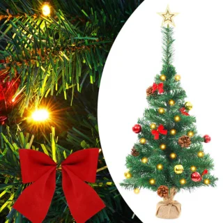 vidaXL Kunstkerstboom 64 cm groen