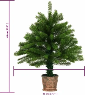 vidaXL Kunstkerstboom 65 cm groen