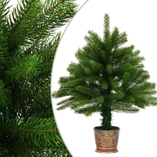 vidaXL Kunstkerstboom 65 cm groen