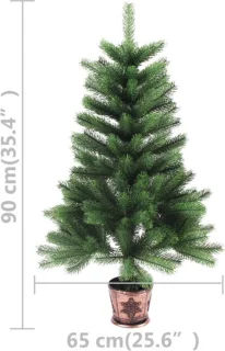 vidaXL Kunstkerstboom 90 cm