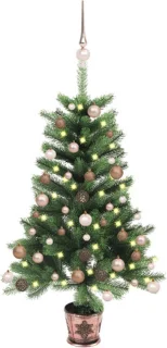 vidaXL Kunstkerstboom 90 cm groen
