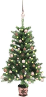 vidaXL Kunstkerstboom 90 cm groen