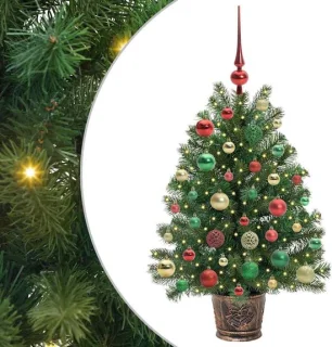 vidaXL kunstkerstboom 95 cm PE en PVC