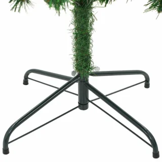 vidaXL Kunstkerstboom Dennenappels 210 cm